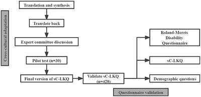 Adaption and validation of simplified Chinese version of the Low Back Pain Knowledge questionnaire (sC-LKQ)